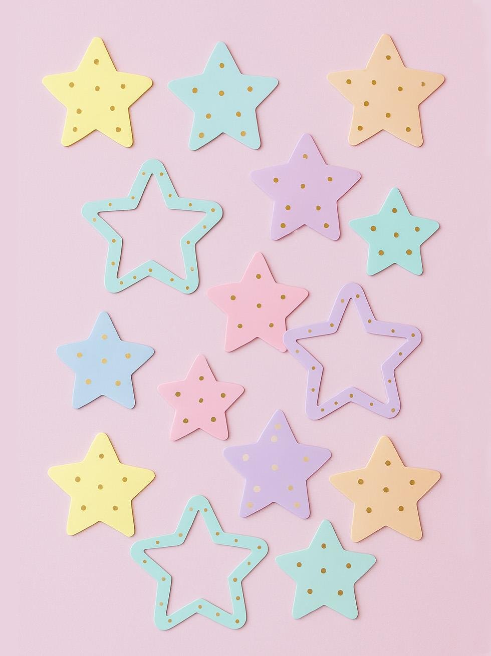 Makaron Yıldız Dekoratif Banner Asılabilir Doğum Günü Parti Süsü 