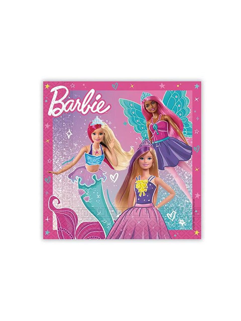 Barbie Temalı Peçete Doğum Günü Parti Peçetesi