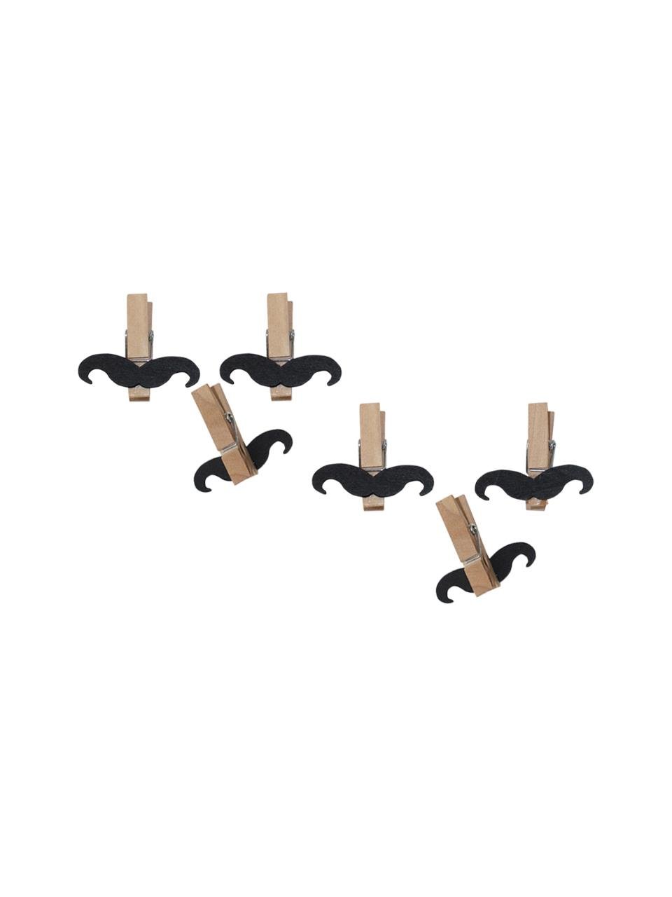 Ahşap Mandal Bıyıklı 6'Lı