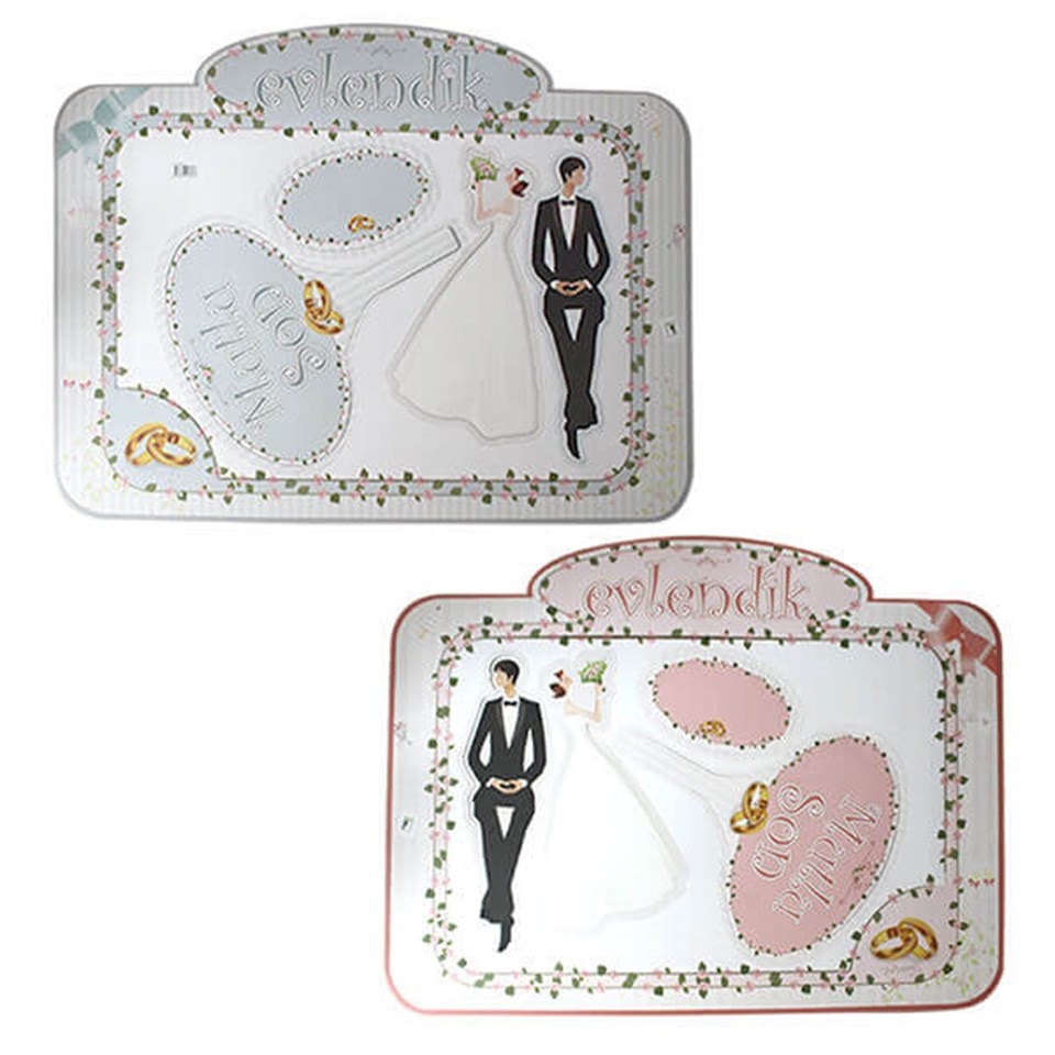 Evleniyoruz Set Resim Çerçevesi