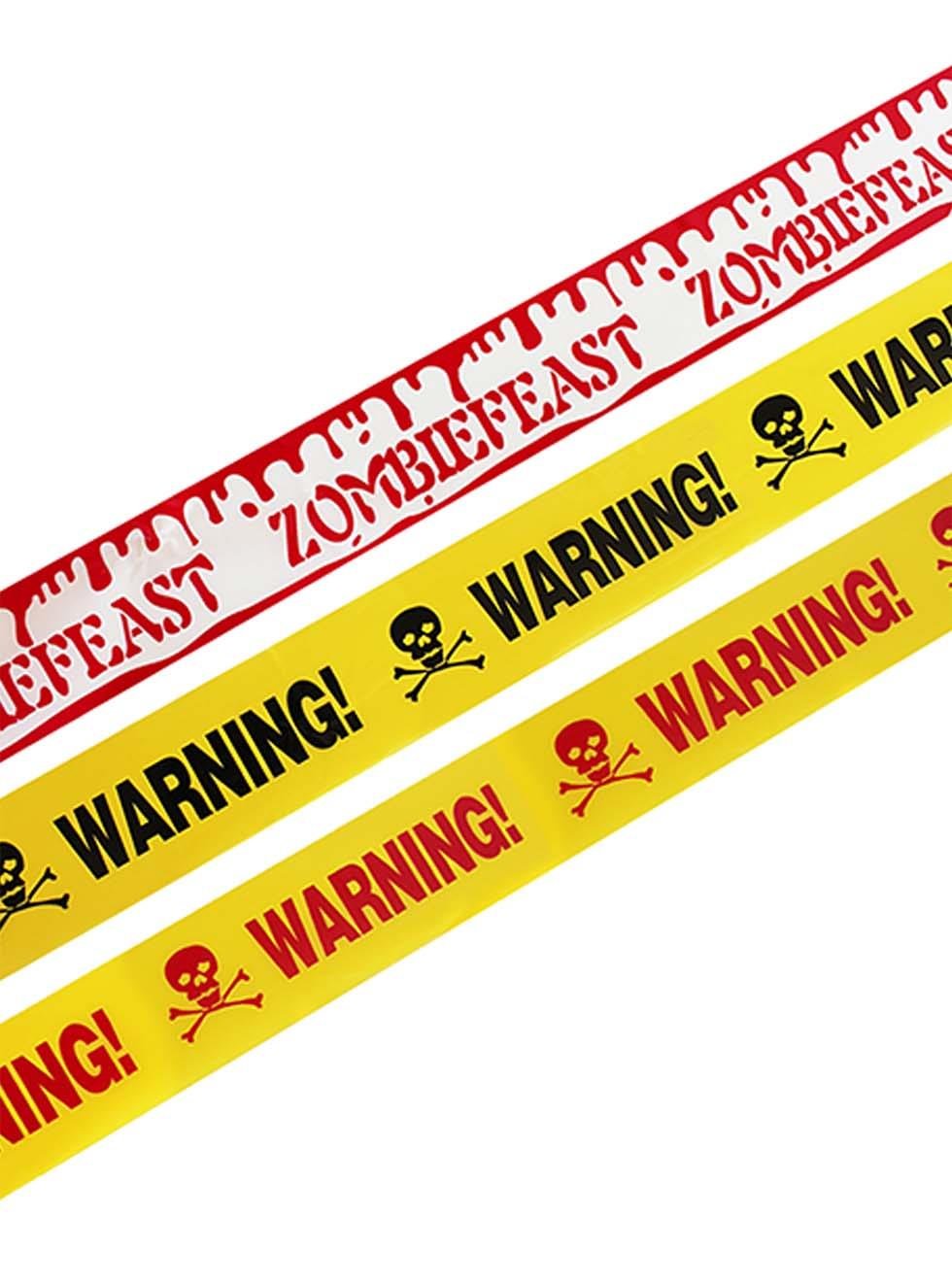 Cadılar Bayramı Uyarı Bantları Halloween Korku Bandı Parti Dekoru 6 mt 3'lü