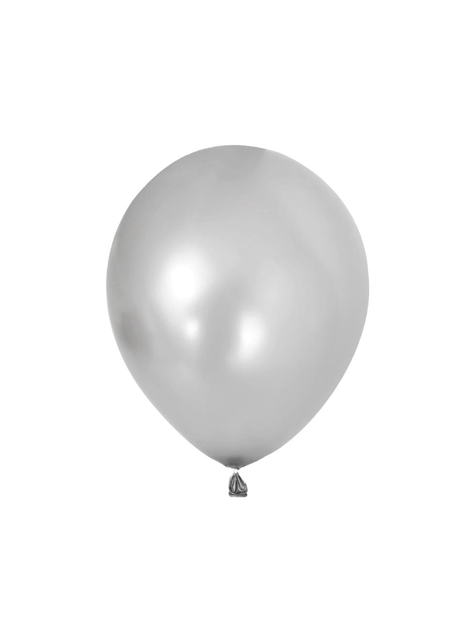 Gümüş Metalik Balon 10'Lu 12