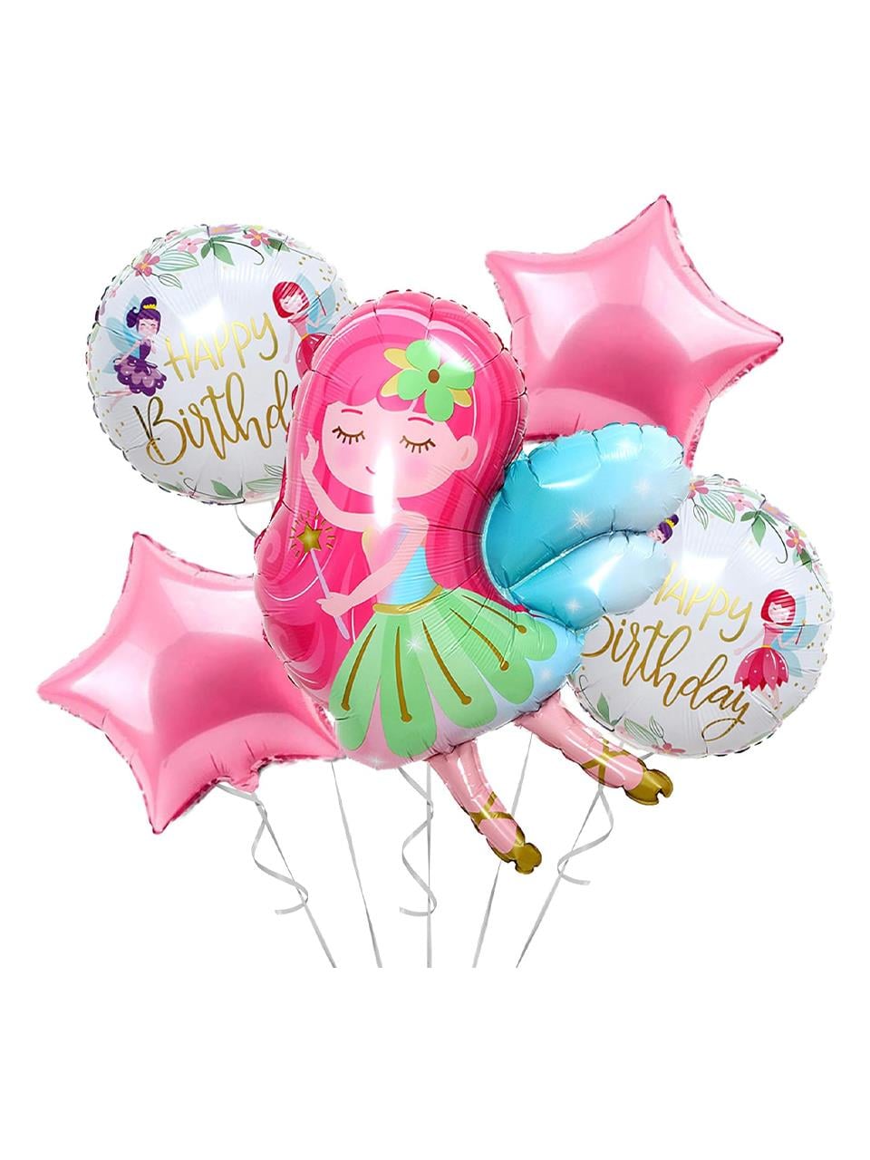 Peri Kızı Folyo Balon Parti Balonu 114 cm