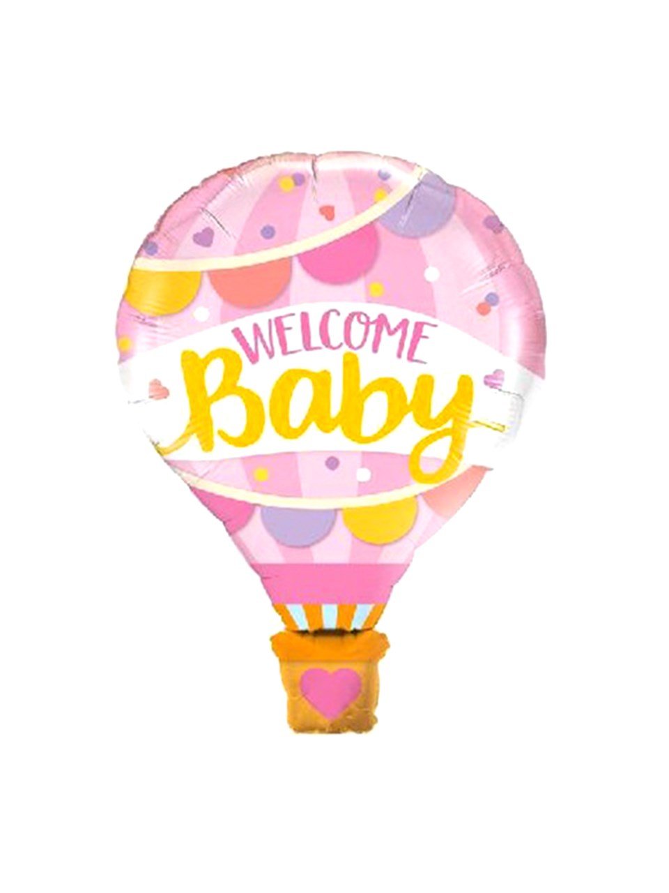 Folyo Balon Welcome Baby Kız Bebek Baby shover Balonu  