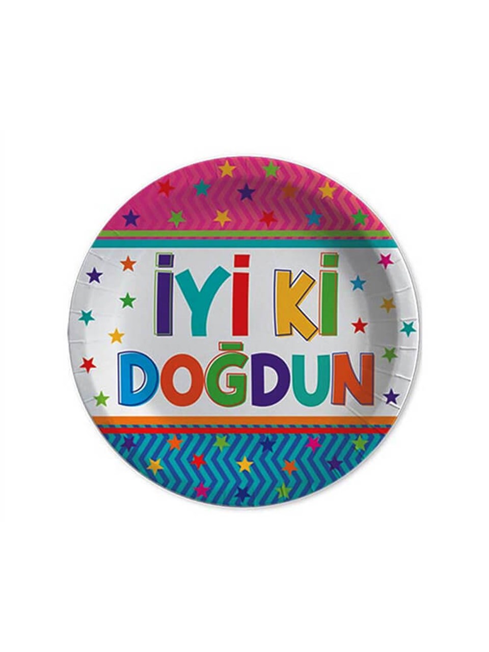 Funstar İyi Ki Doğdun Tabak 23 Cm