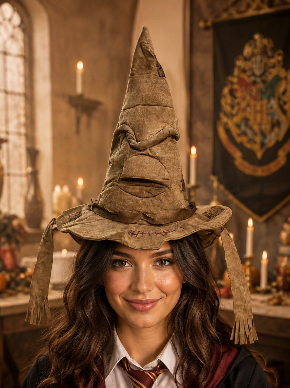 Harry Potter Büyücü Seçmen Şapka – Halloween ve Kostüm Partisi Cadı Şapkası - Cadı Şapkası ve Taçları | Parti Adresi