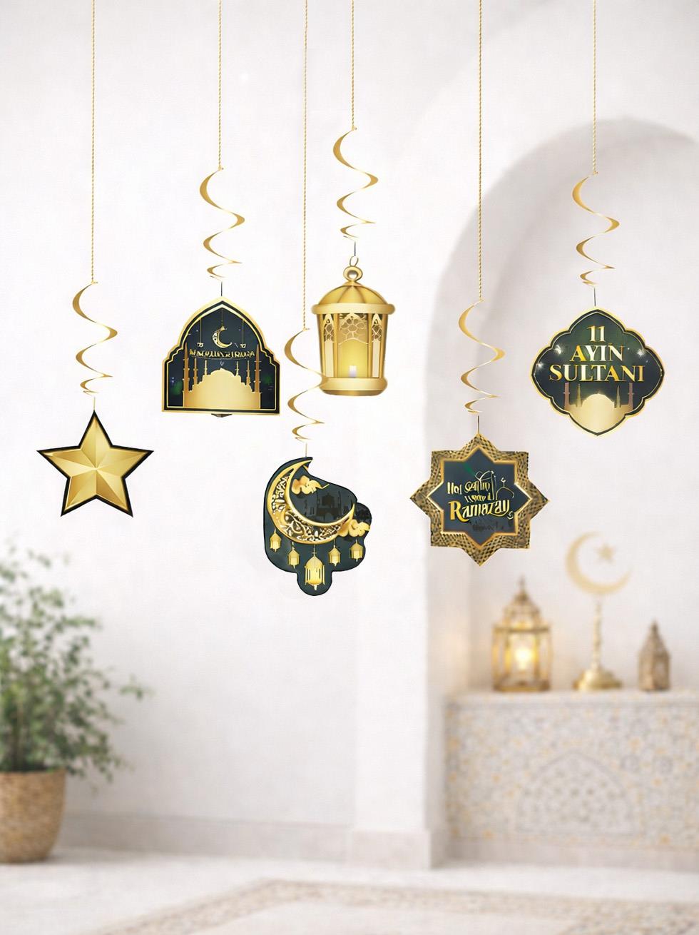 Hoşgeldin Ramazan Tavan Süsü  - Ramazan Bayramı | Parti Adresi