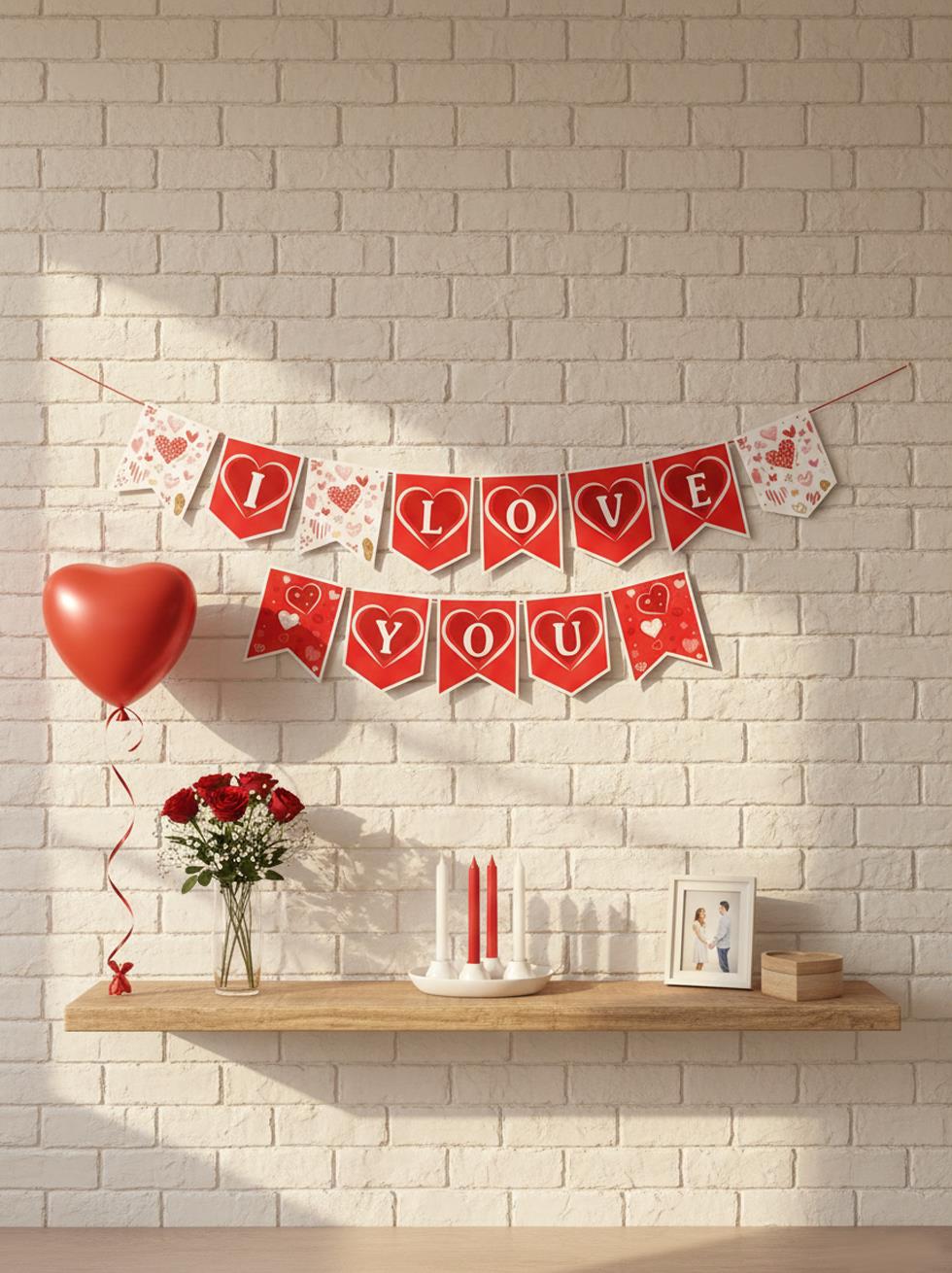 I Love You Yazı - Sevgililer Günü Süsleri | Parti Adresi