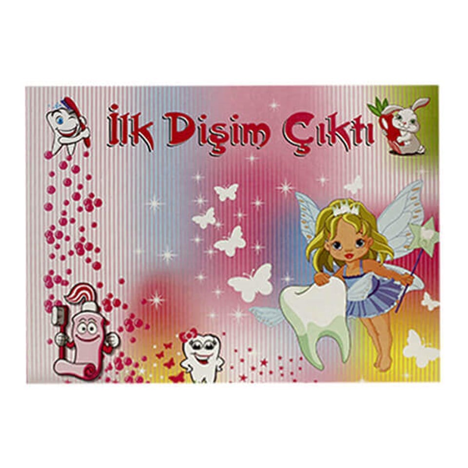 İlk Dişim Çıktı Mavi-Pembe Amerikan Servis