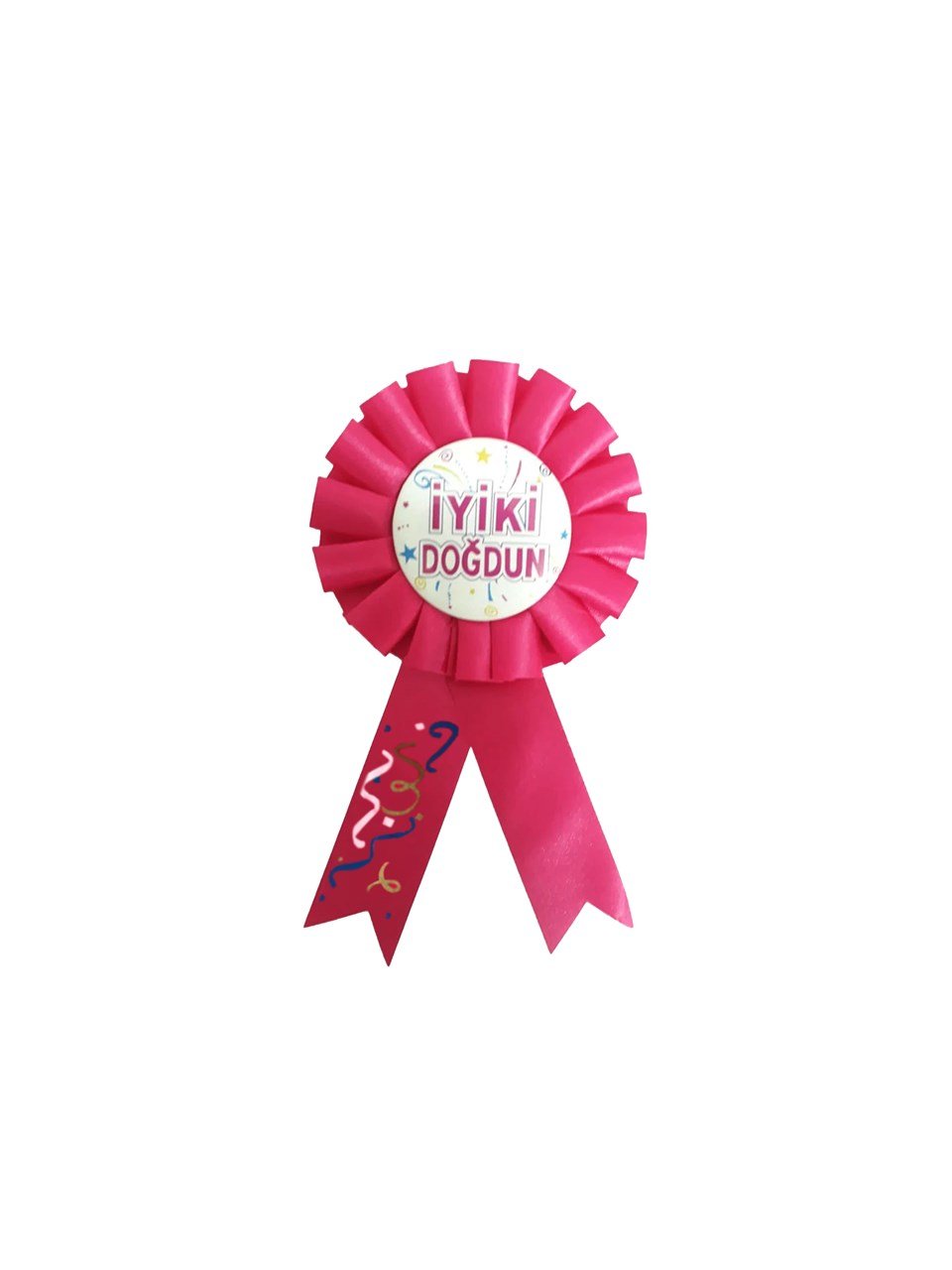 İyi ki Doğdun Rozet Pembe