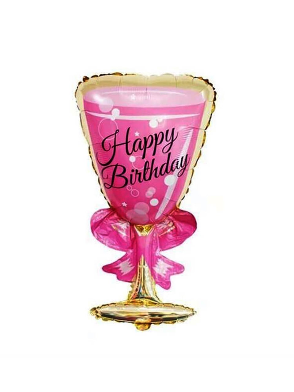 Kadeh Happy Birthday Folyo Balon 49x103 Cm.