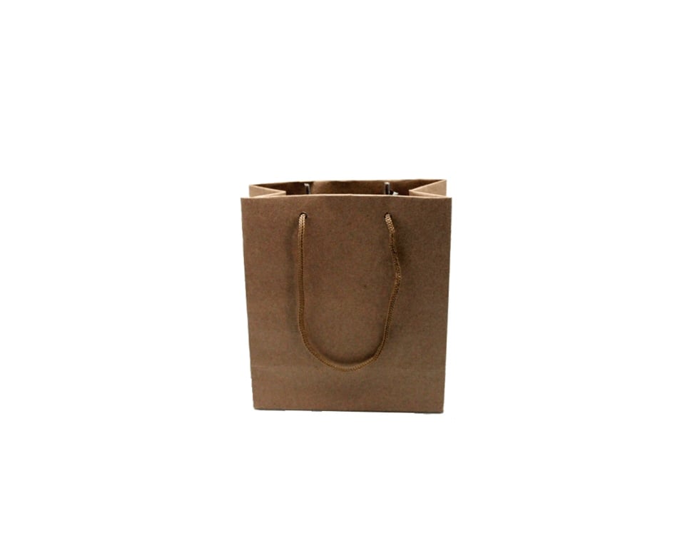 KAĞIT ÇANTA 11CMX11CM 50' Lİ KRAFT