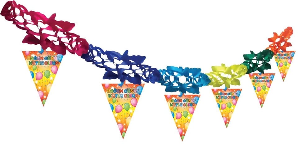 KAĞIT ZİNCİR DOĞUM GÜNÜN KUTLU OLSUN