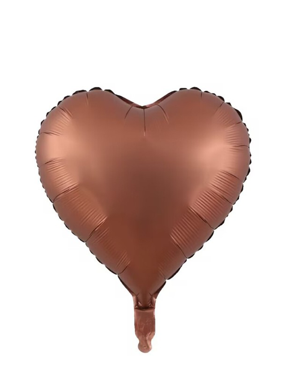 Kalp Folyo Balon Bej Rengi Kalp Parti Balonu 45 cm 18 inc