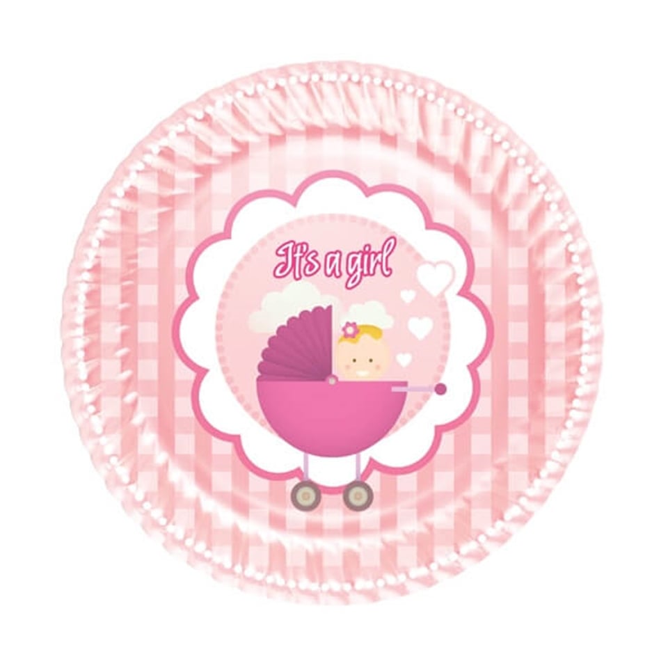 KARTON TABAK KIZ BEBEK 23CM 8'Lİ