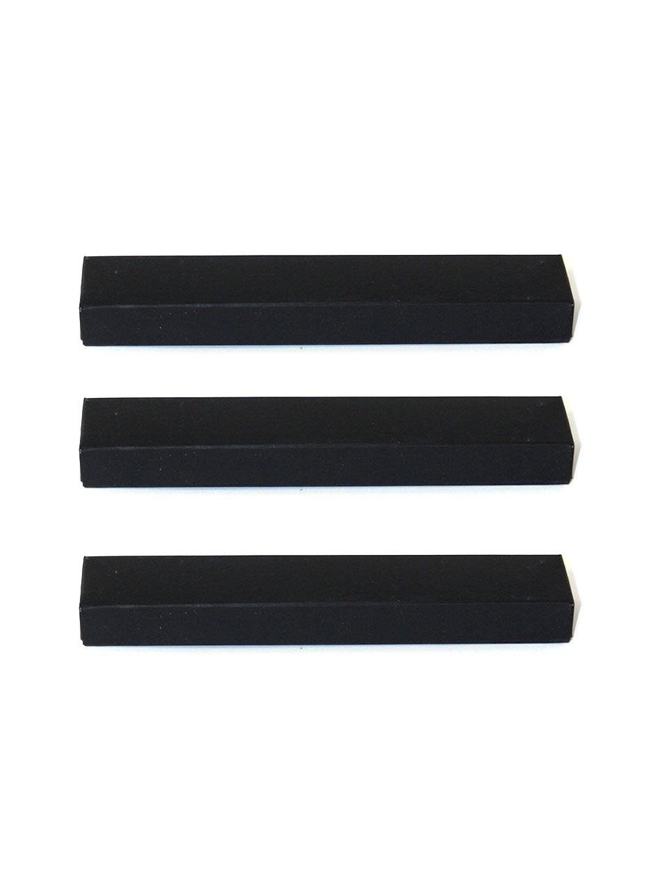 Karton Takı ve Tespih Kutusu Hediye Kutusu Siyah 12'li 4x21 cm