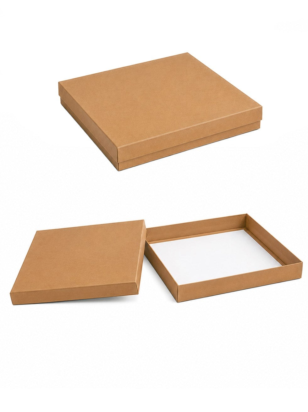 Kraft Kutu Karton Hediye Kutusu 32X32X6 Cm - Kraft ve Asetat Kutular | Parti Adresi