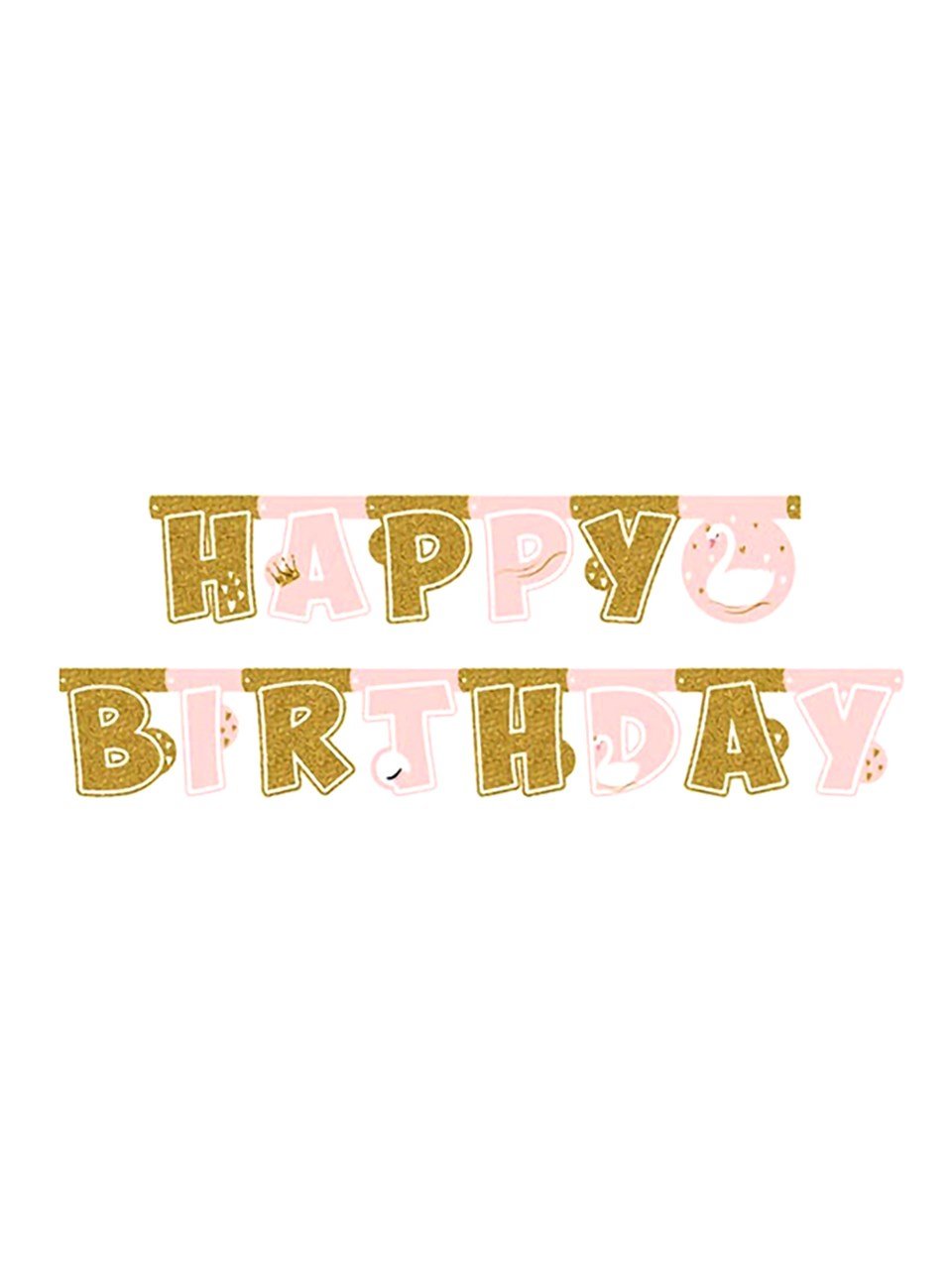Kuğu Happy Birthday Yazı 2,10 M