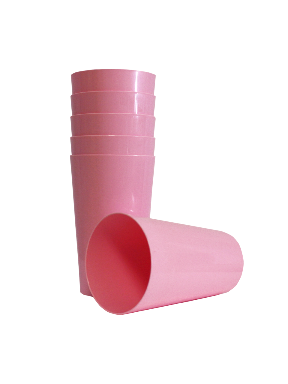 Lüks Plastik Mika Bardak Parti Bardağı Pembe 330 cc 