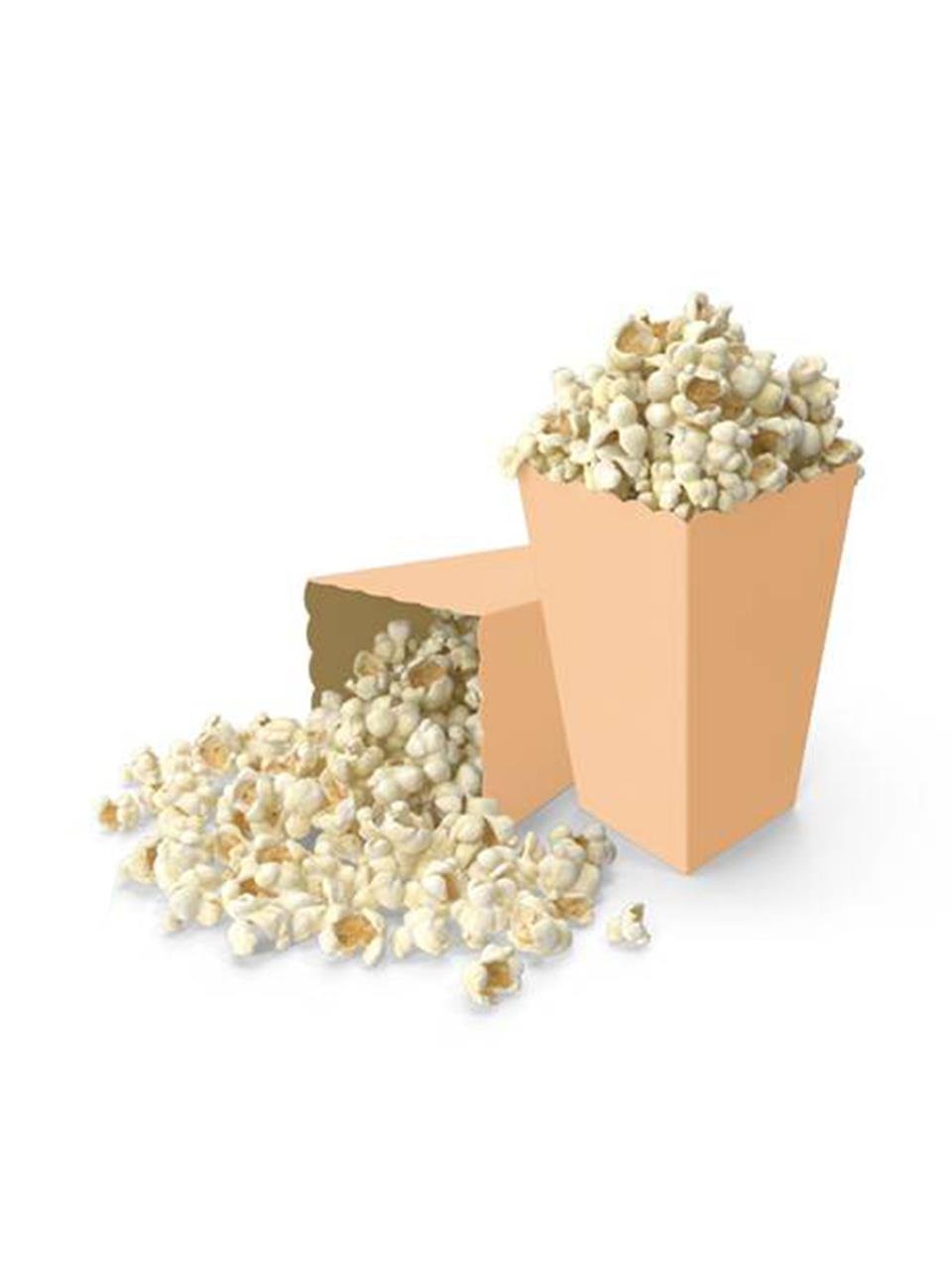 Makaron Somon Patlamış Mısır Kutusu Popcorn Kutusu 8'li