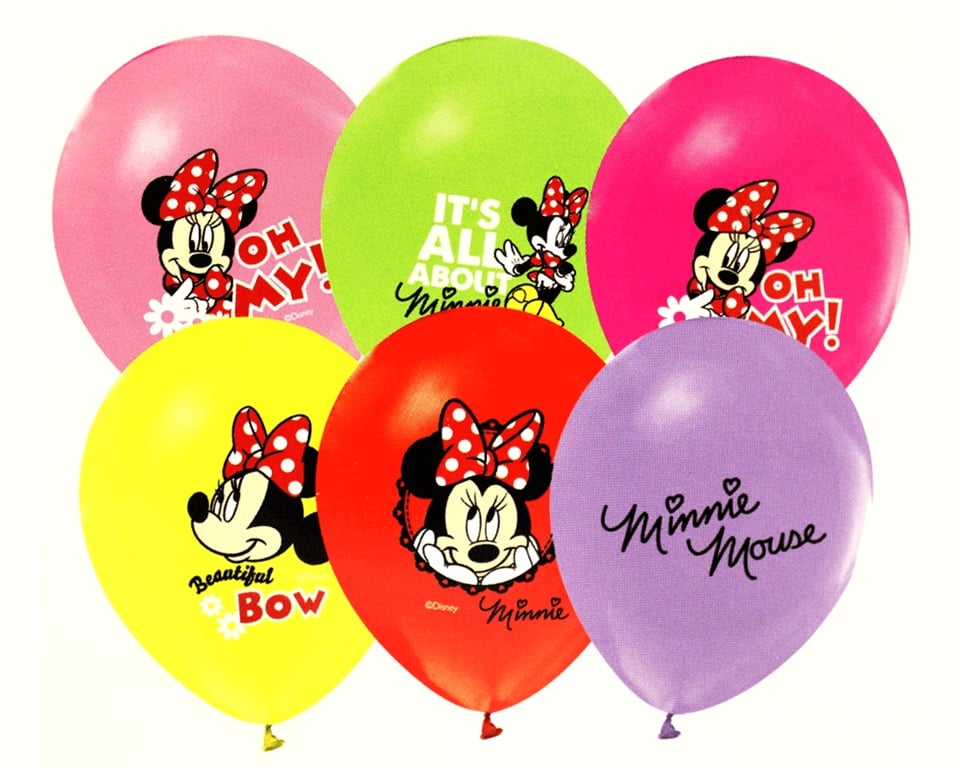 Mınnı Mause Balon 10'Lu
