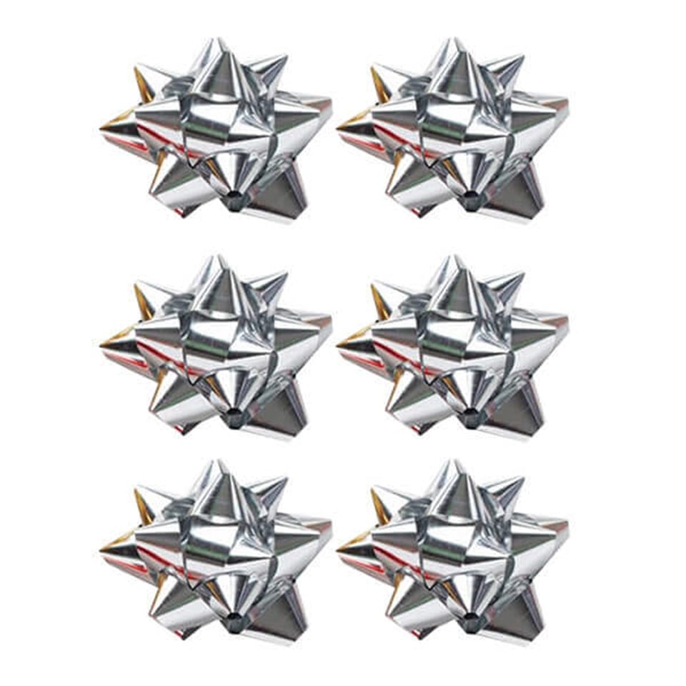 NO. 2 YILDIZ METALİK GÜMÜŞ 6'LI