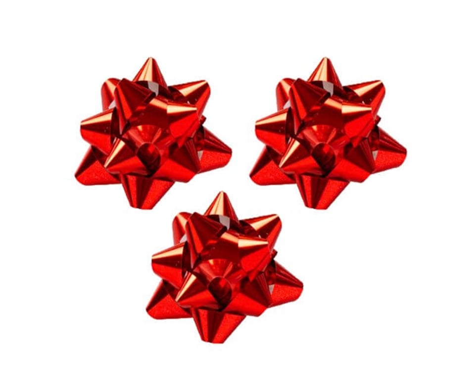 No. 4 Yıldız Metalik Kırmızı 20'Li