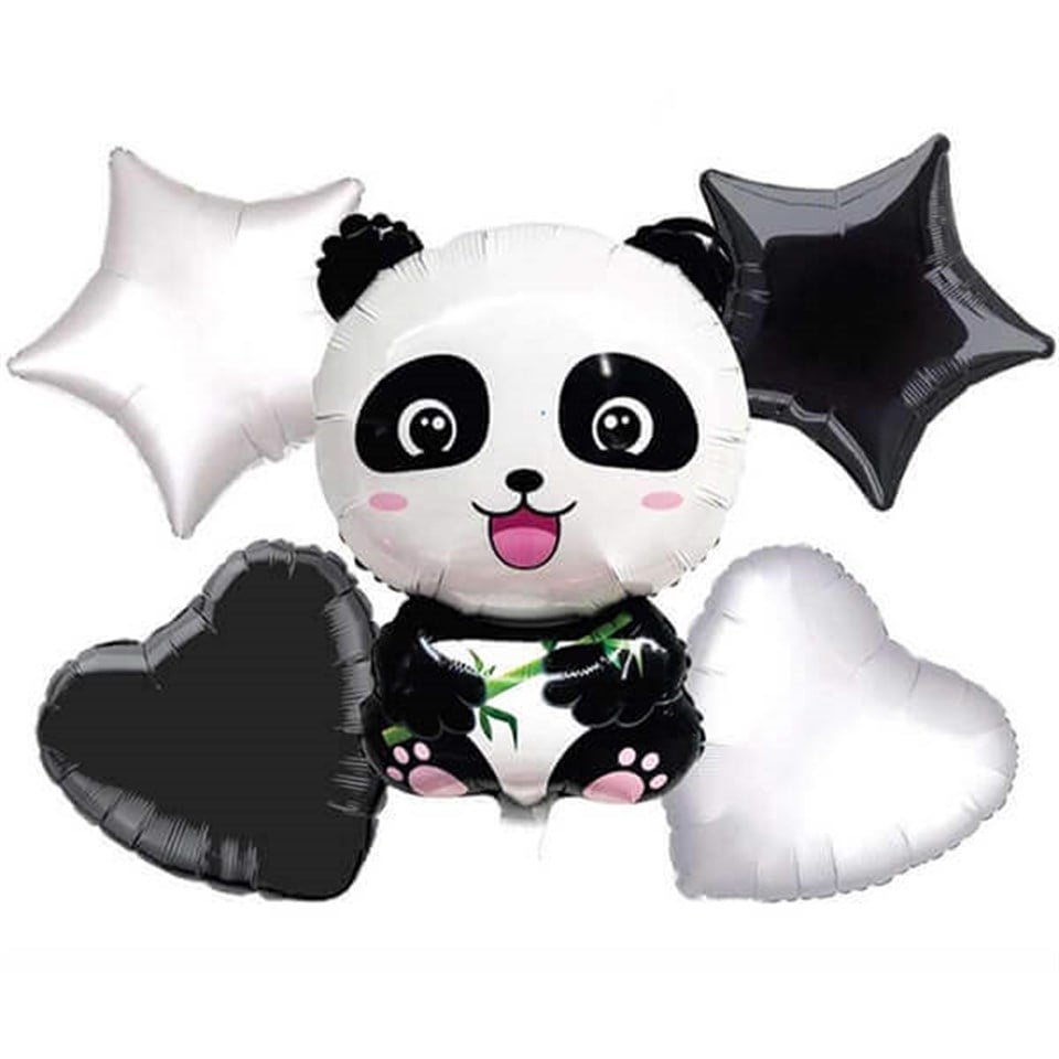 PANDA FOLYO BALON 5'Lİ SET
