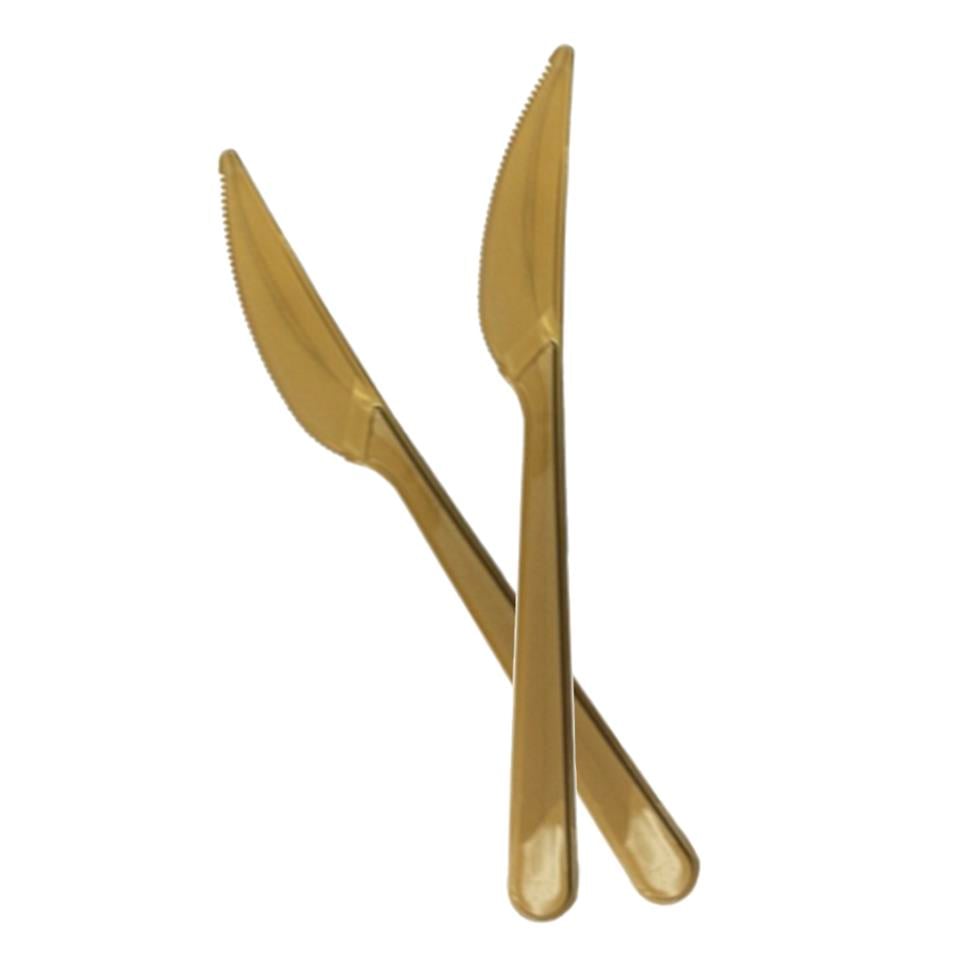 Party Dreams Plastik Bıçak Altın 25'Li