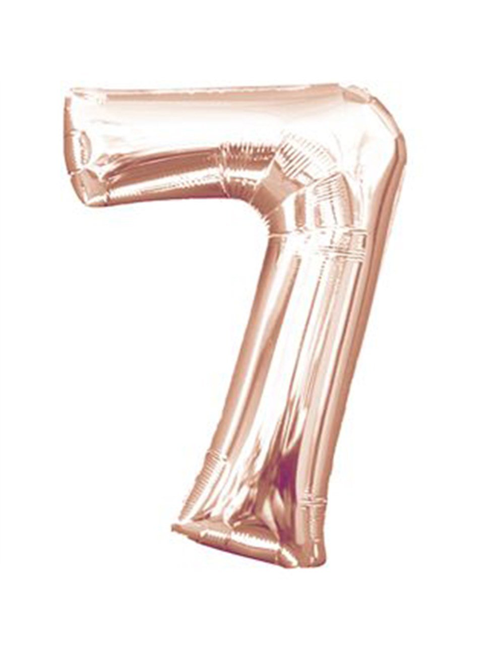 Rakam Folyo Balon 7 Rose Gold Renk 100 Cm - 40