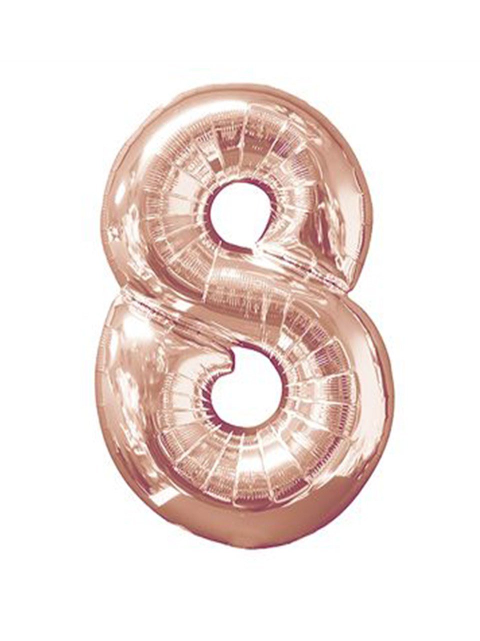 Rakam Folyo Balon 8 Rose Gold Renk 100 Cm - 40