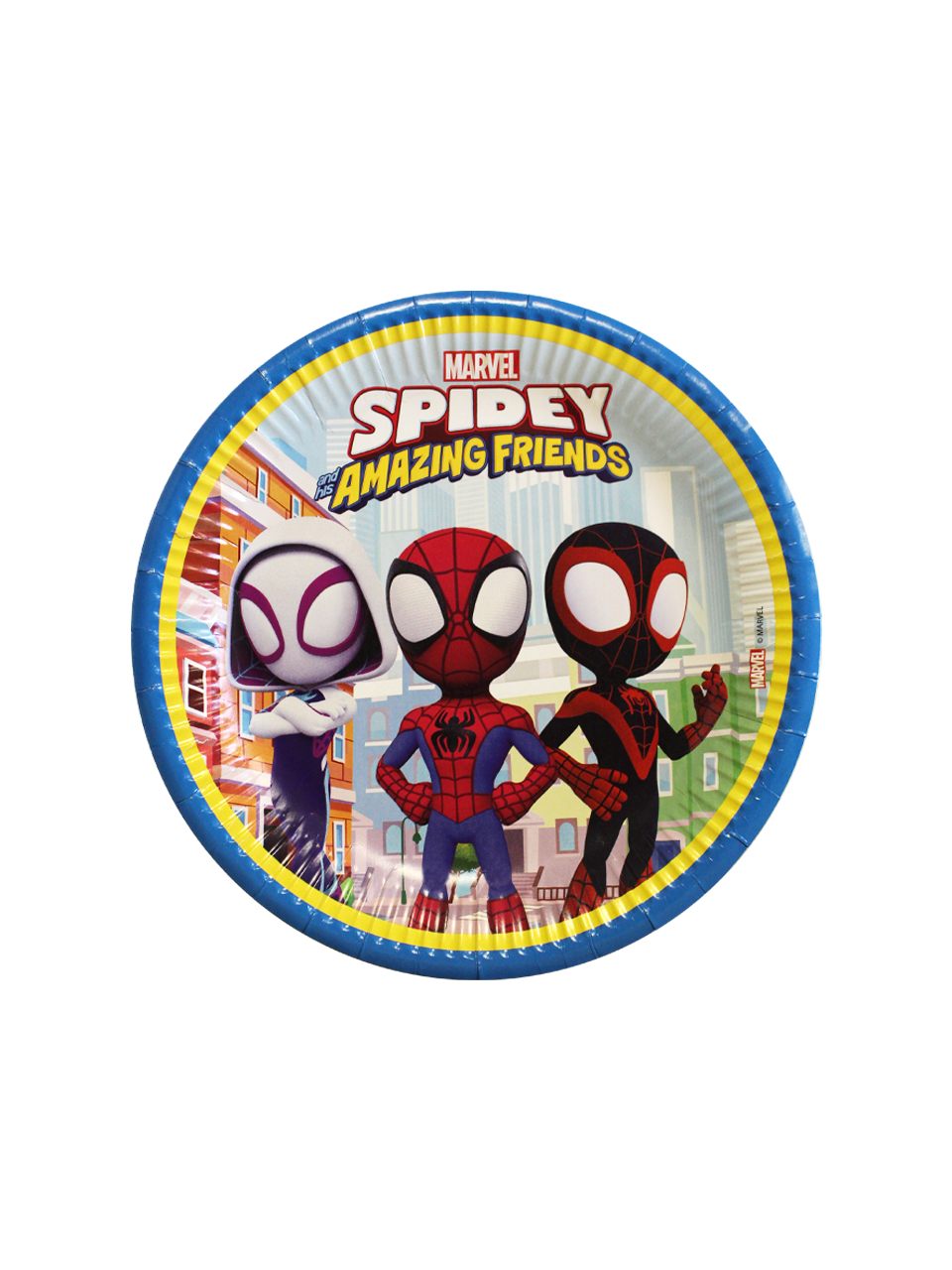 Spidey Temalı Karton Tabak Doğum Günü Parti Tabağı