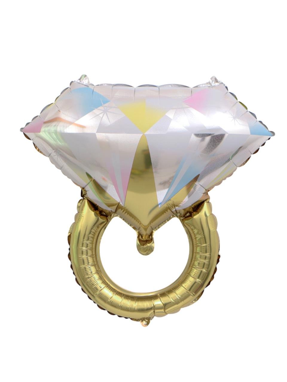 Tek Taş Yüzük Folyo Balon 32