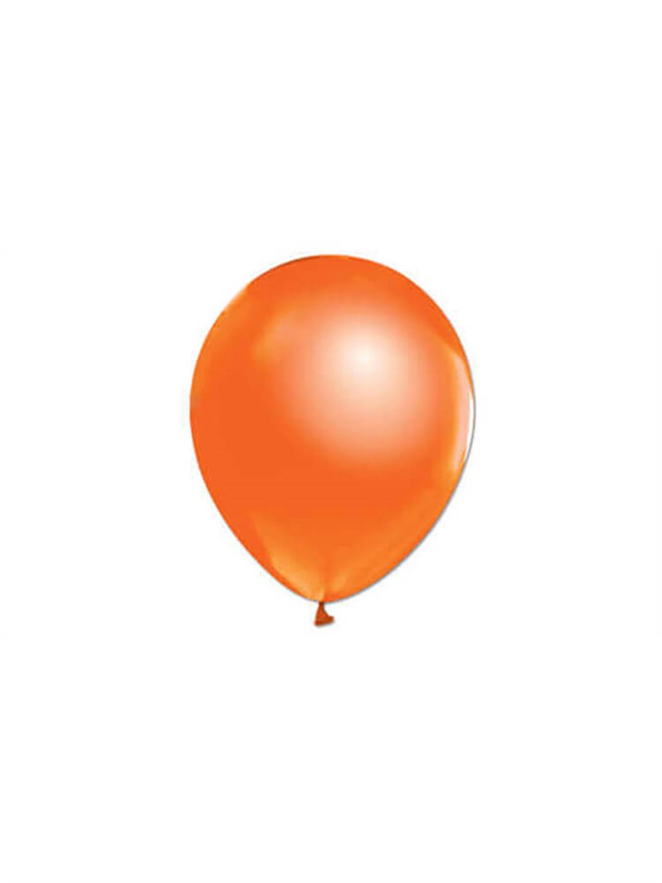 Turuncu Metalik Balon 10'Lu 12