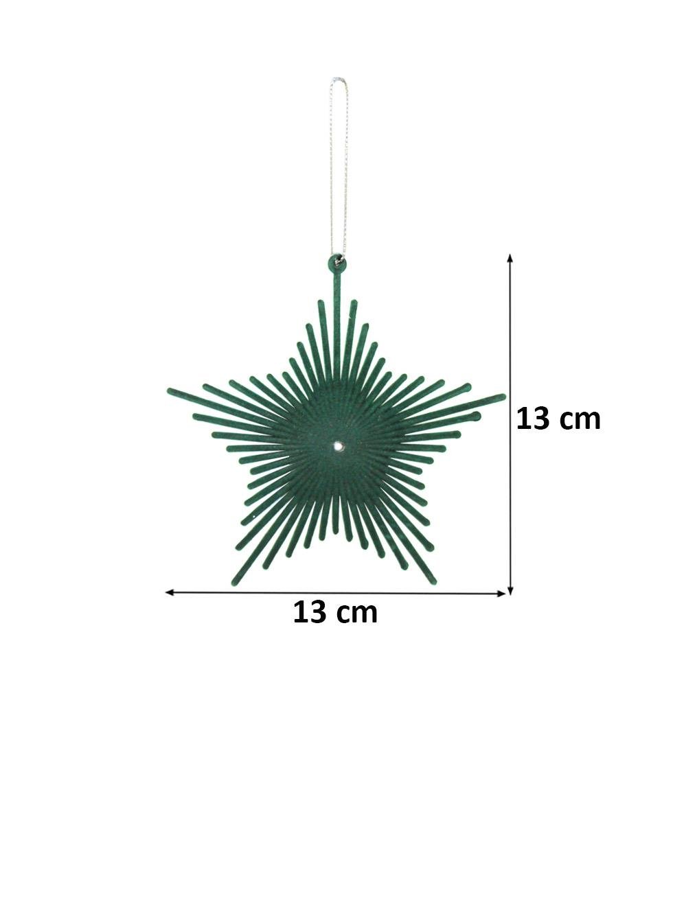 Yeşil Kadife Ramazan Yıldız Figürlü Sarkıt Dekor 13 cm - Ramazan Bayramı | Parti Adresi