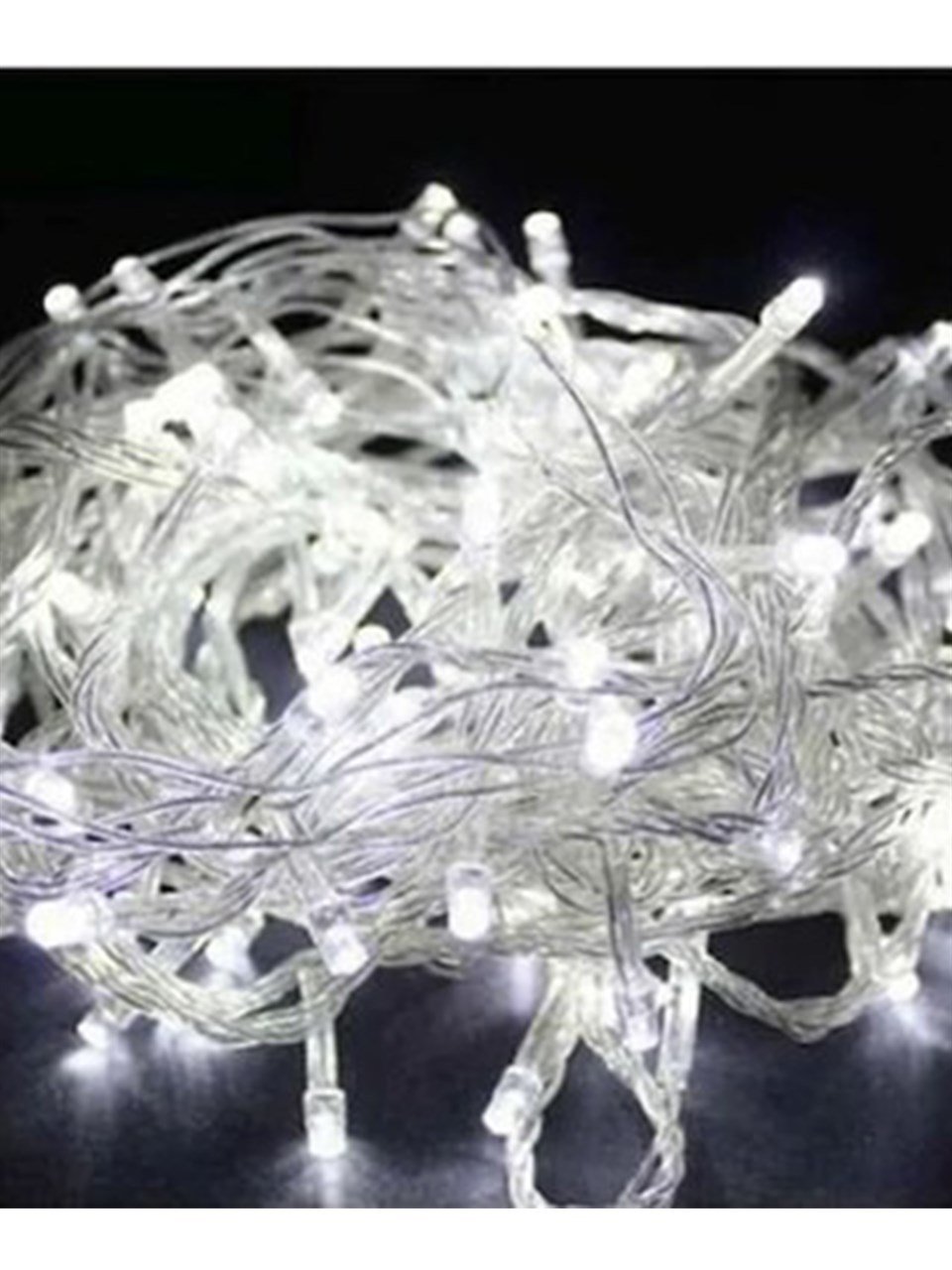 Yılbaşı Led Işık 100 Ampul Fonksiyonlu Beyaz