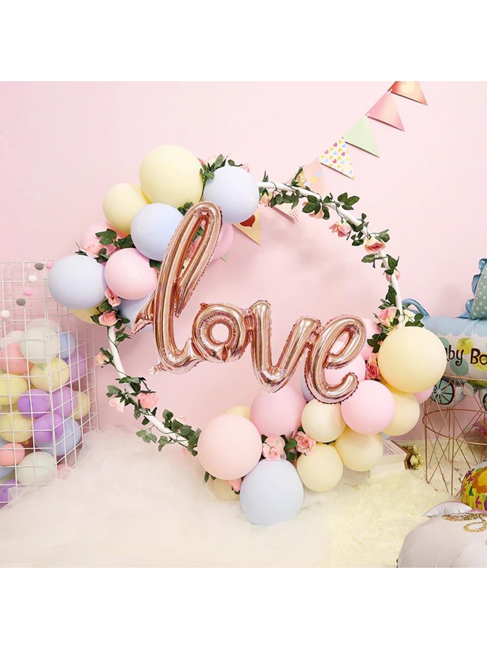 Yuvarlak Balon Standı Çember 65 Cm.