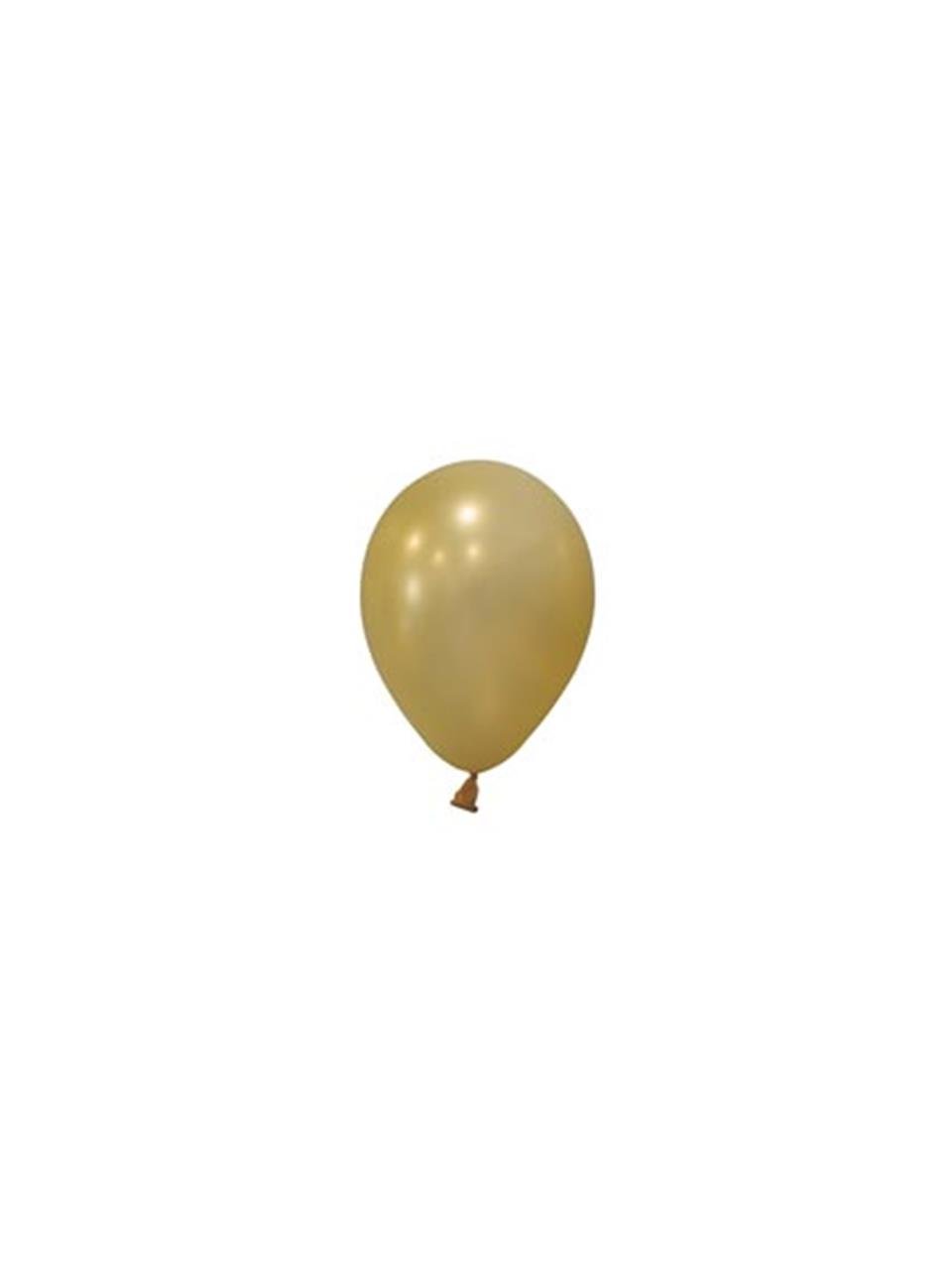 Yuvarlak Metalik Balon Gold 5