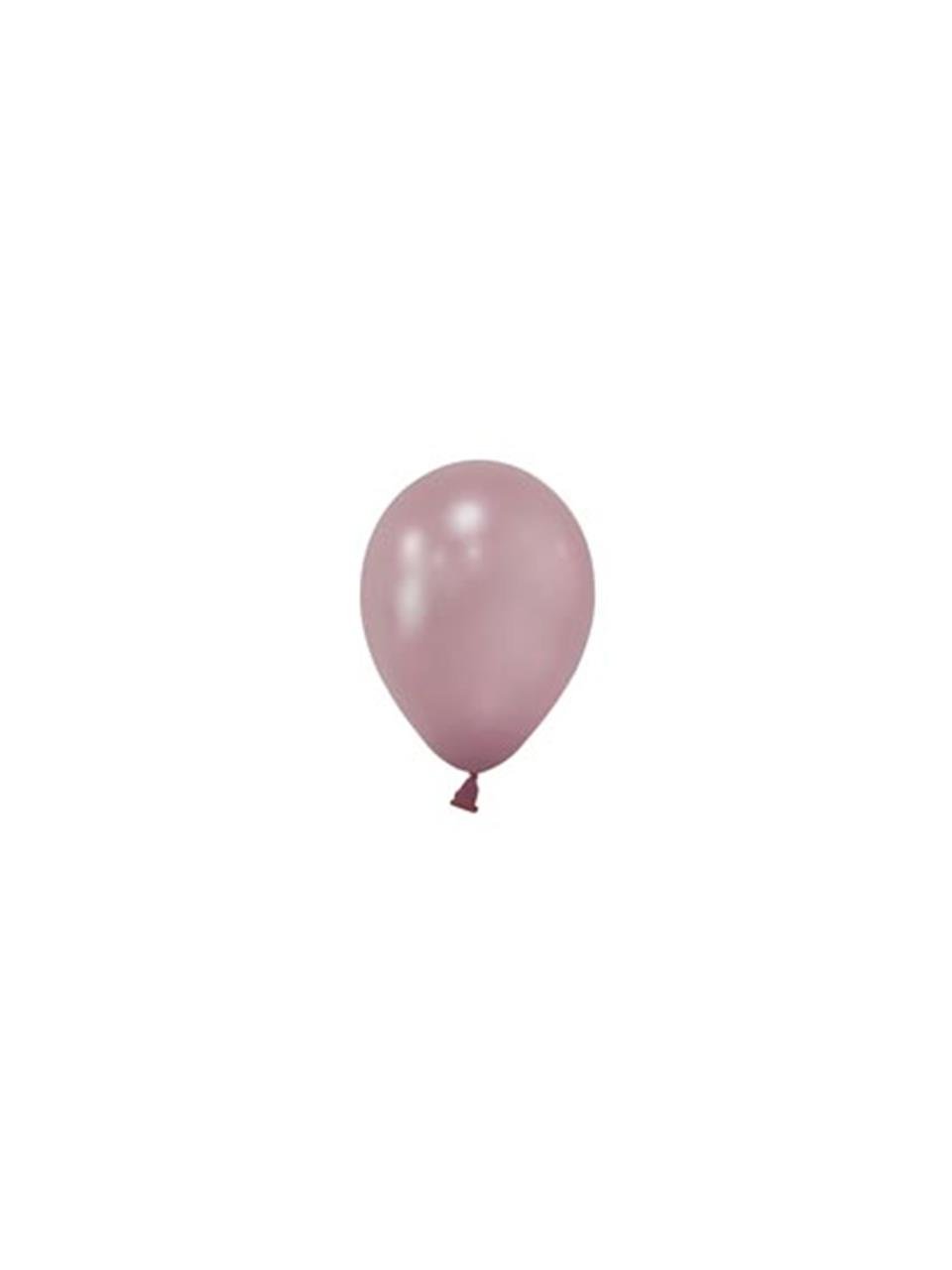 Yuvarlak Metalik Balon Gül Kurusu 5