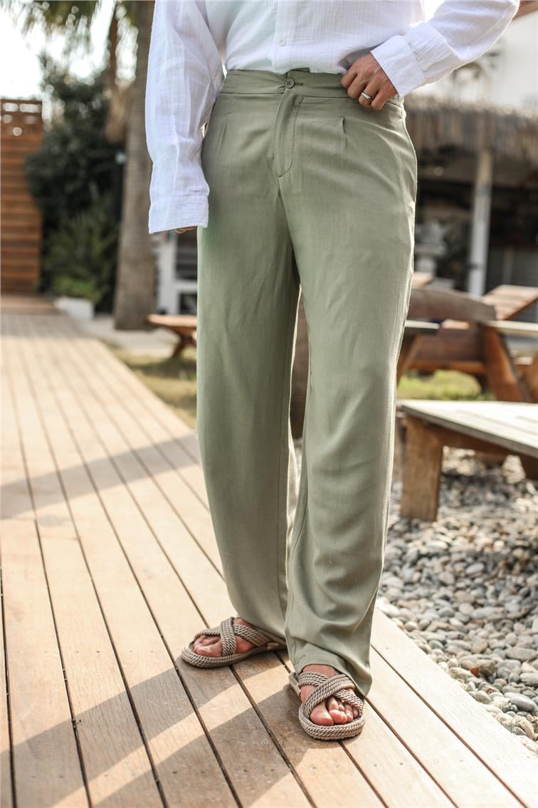 Baggy Basic Pantolon Mint