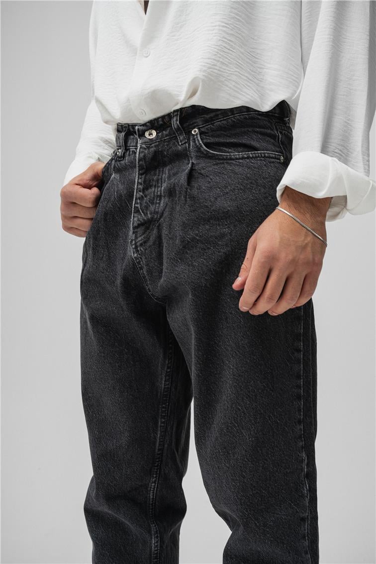 Balloon Basic Jean Yıkamalı Siyah