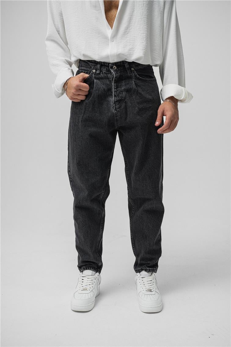 Balloon Basic Jean Yıkamalı Siyah