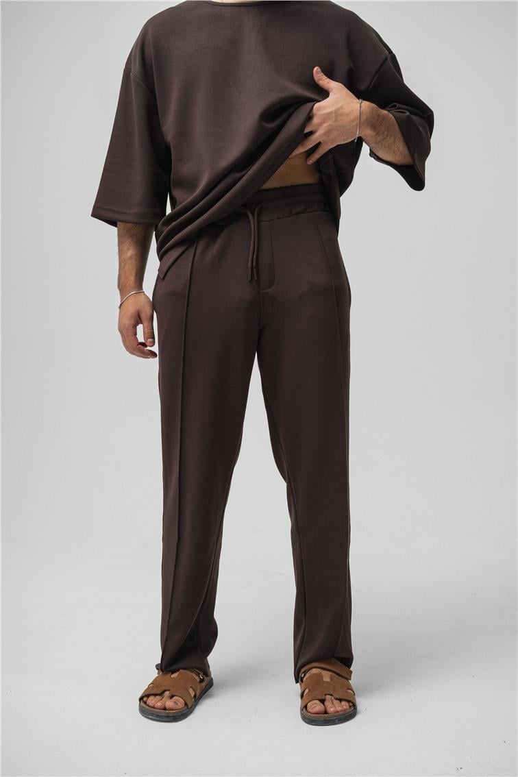 Basic Baggy Eşofman Kahve