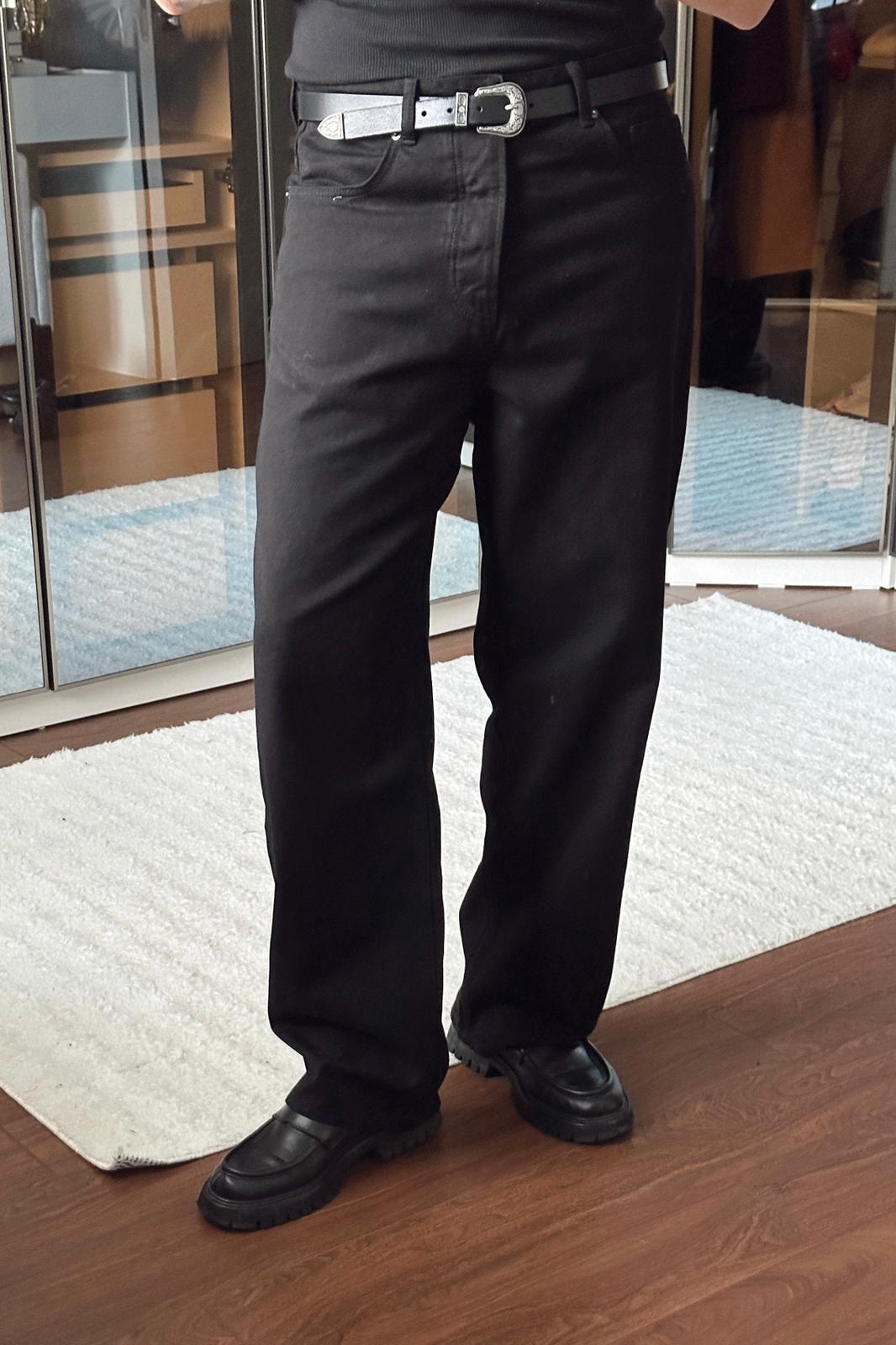 Basic Baggy Jean Siyah