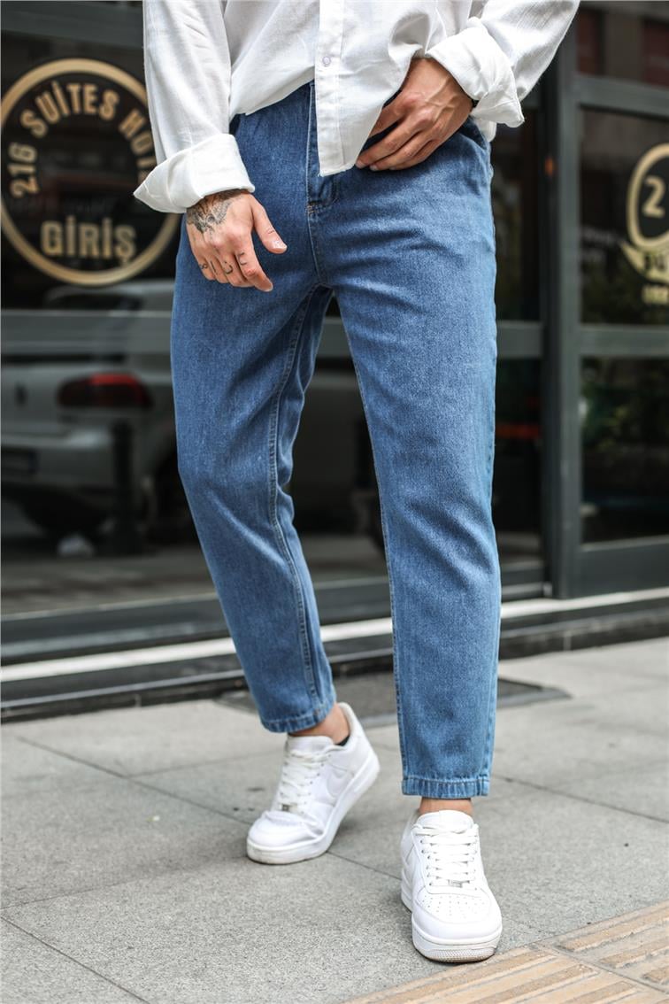 Basic Boyfriend Jean Açık Mavi