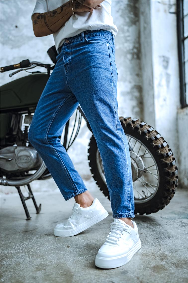 Basic Boyfriend Jean Mavi