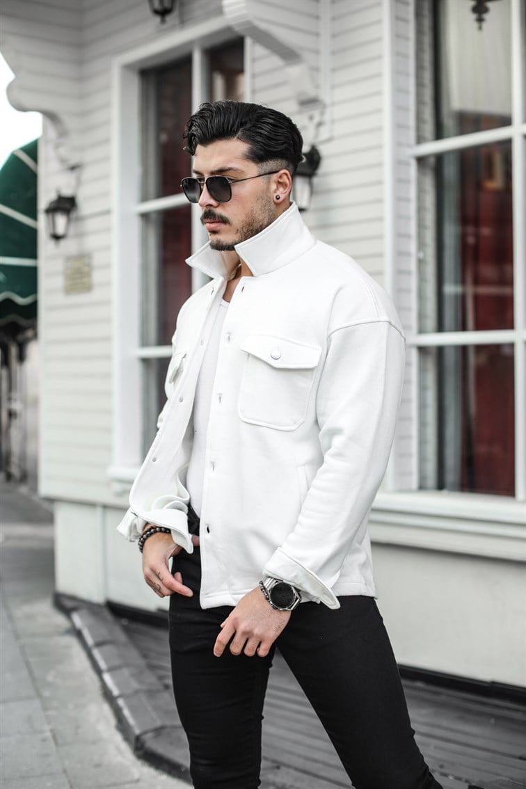 Basic Cepli Oversize Gömlek / Ceket