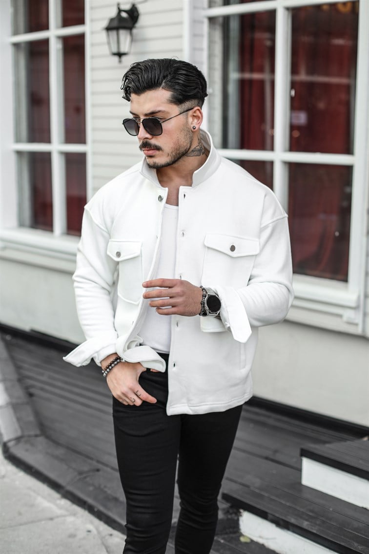 Basic Cepli Oversize Gömlek / Ceket