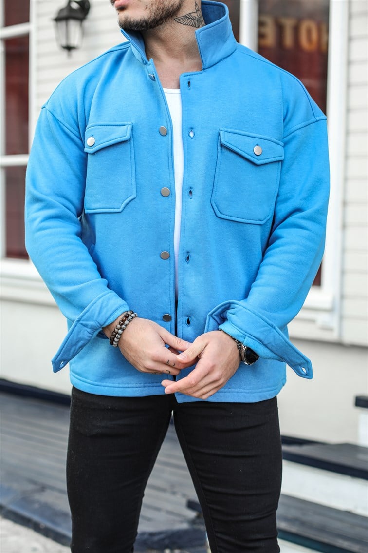 Basic Cepli Oversize Gömlek / Ceket