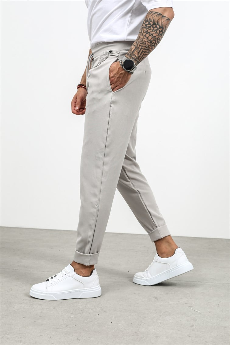 Basic Double Paça Pantolon